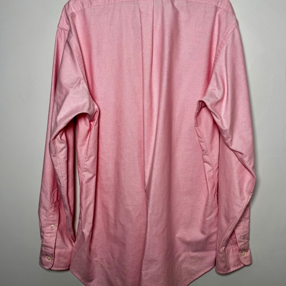 Ralph Lauren Men’s Pink Yarmouth Cotton Oxford Button Down Shirt Sz 16/36 - Picture 9 of 10